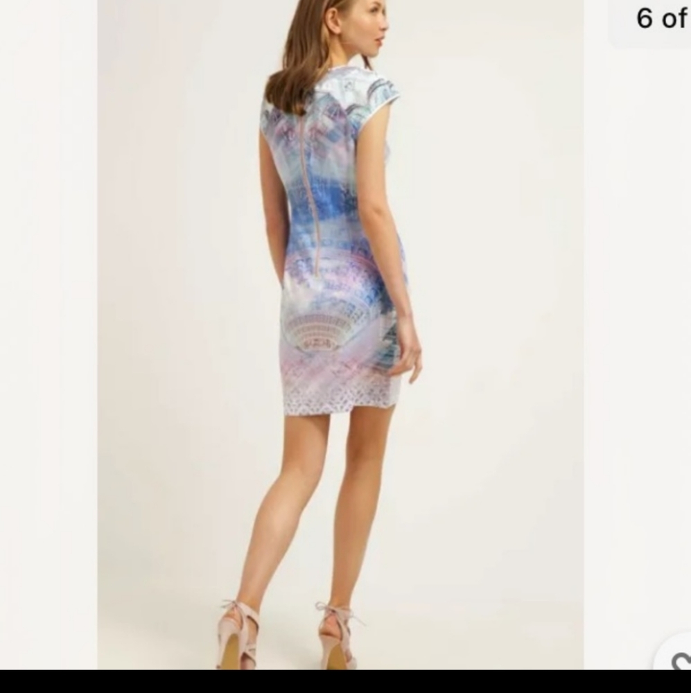 Ted Baker Multicolor Patterned Dress - Picture 4 of 10